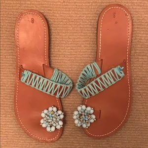Beautiful Greek leather hand made sandals